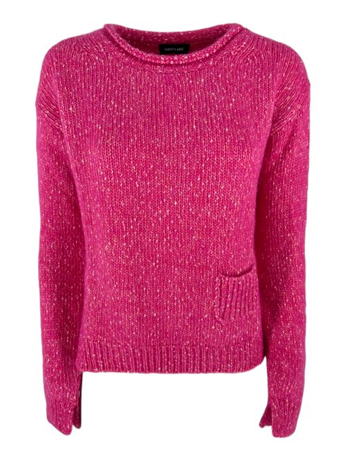 Girocollo donna  a scatola melange fucsia Anneclaire | D0256-036162